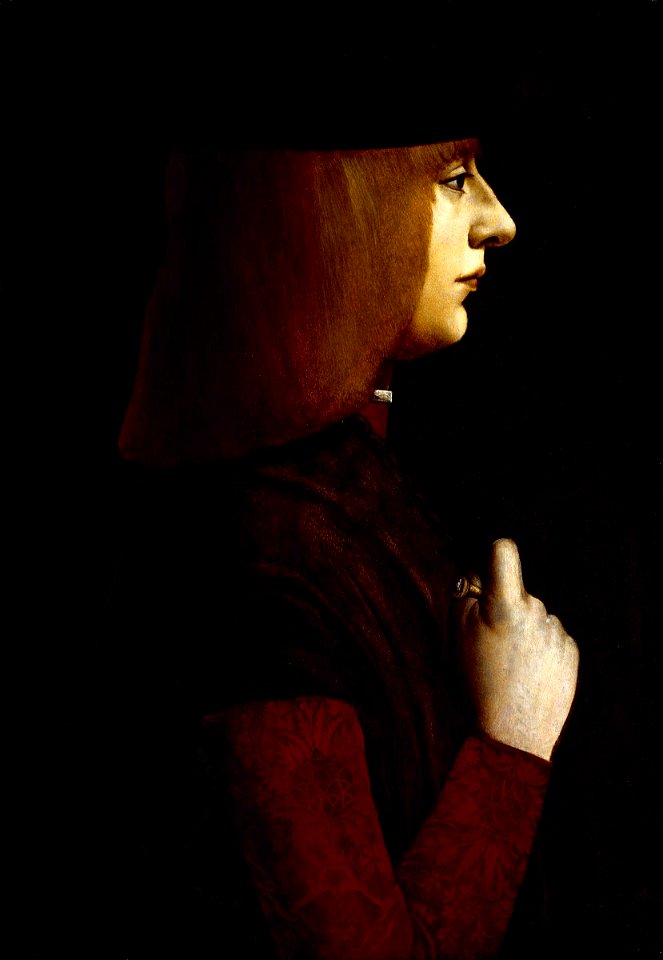 Attributed to Giovanni Ambrogio de Predis - Portrait of a Young Man - Google Art Project