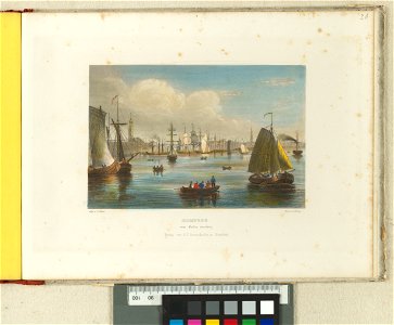 PPN787620688 Hamburgisches Album Hamburg vom Hafen gesehen (1860)
