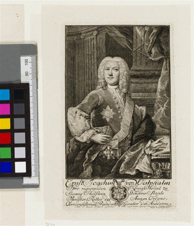 PPN663947928 Bildnis von Ernst Joachim von Westphalen (1742)