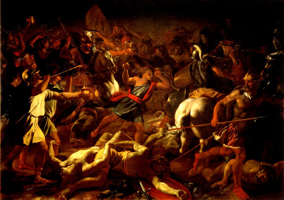 Poussin La Victoire de Gédéon contre les Madianite