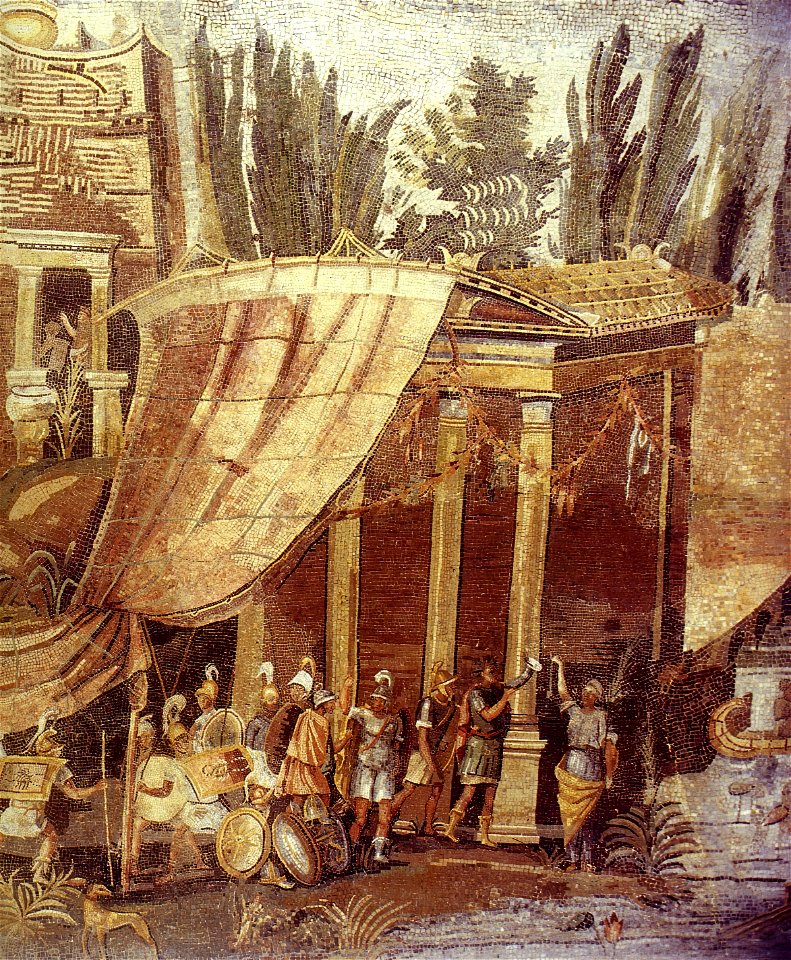 Praeneste - Nile Mosaic - Section 13 - Detail 2