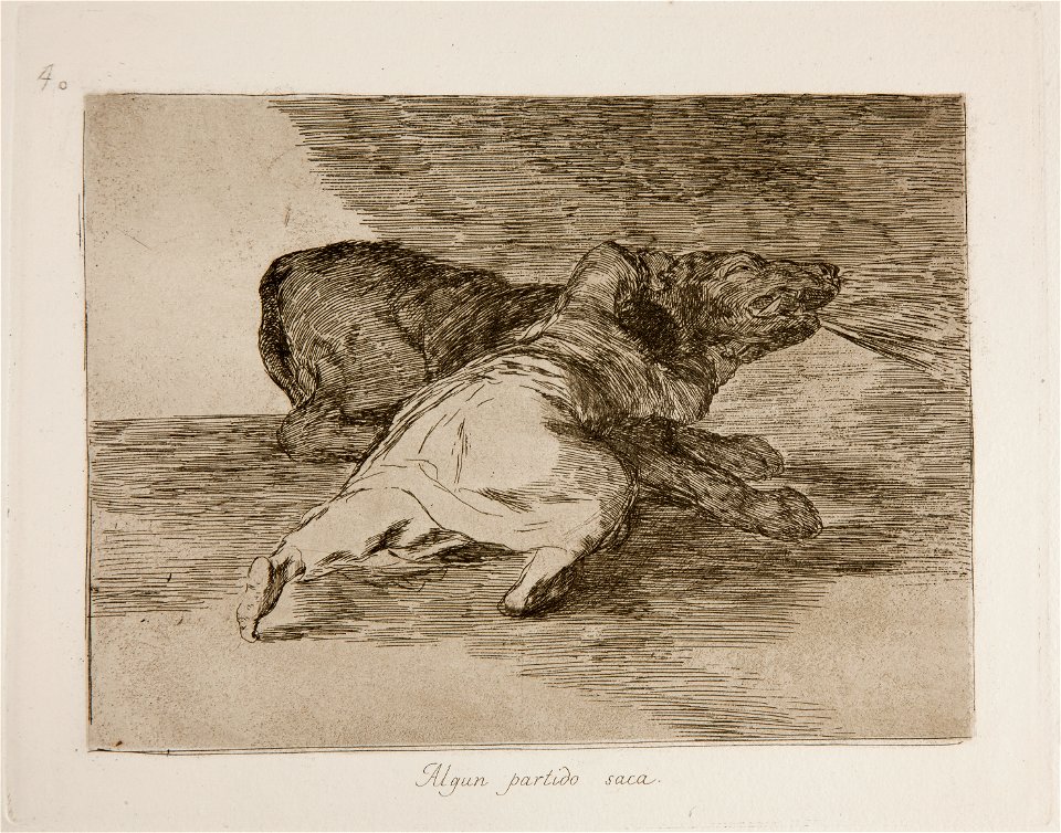 Prado - Los Desastres de la Guerra - No. 40 - Algun partido saca