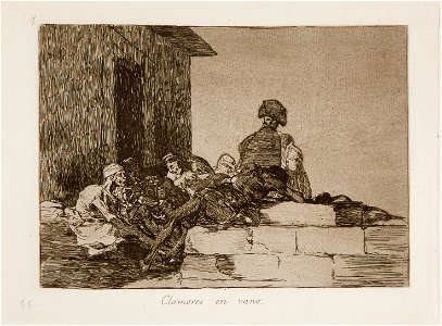 Prado - Los Desastres de la Guerra - No. 54 - Clamores en vano