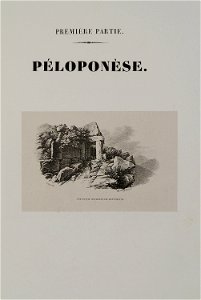 Première Partie Péloponèse Petite porte de Mycène - Stackelberg Otto Magnus Von - 1834