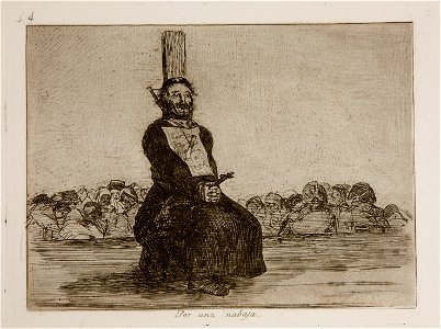 Prado - Los Desastres de la Guerra - No. 34 - Por una nabaja