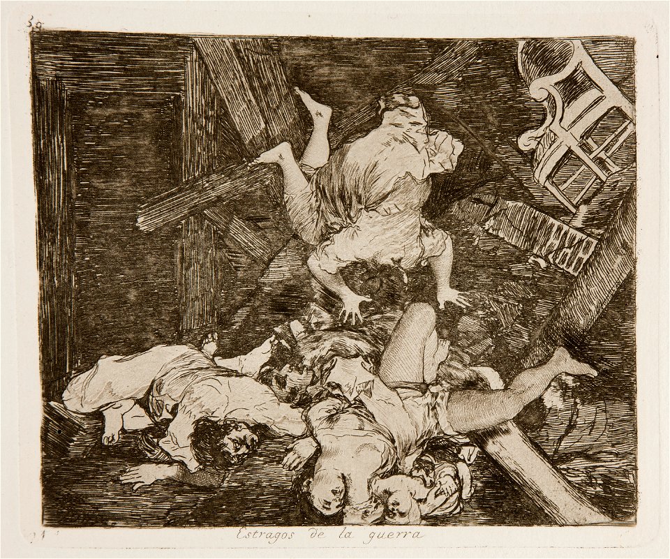 Prado - Los Desastres de la Guerra - No. 30 - Estragos de la guerra