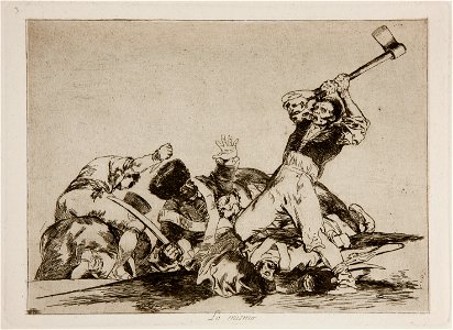 Prado - Los Desastres de la Guerra - No. 03 - Lo mismo