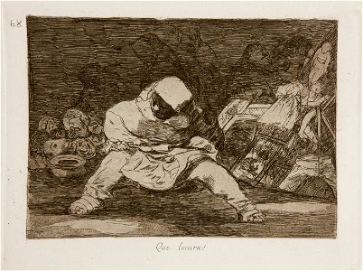 Prado - Los Desastres de la Guerra - No. 68 - Que locura!