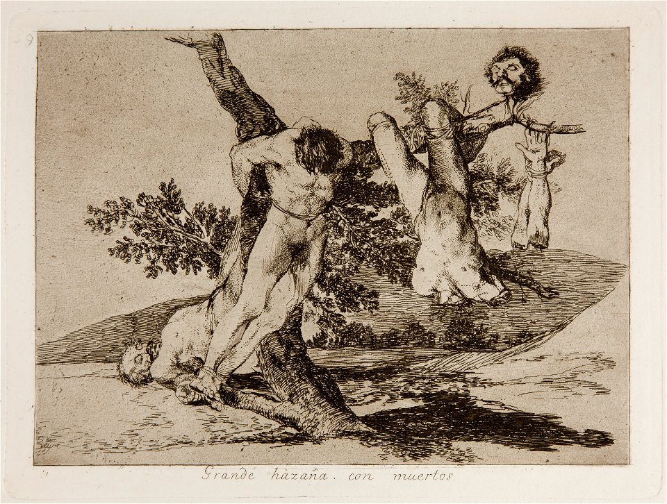 Prado - Los Desastres de la Guerra - No. 39 - Grande hazaña, con muertos