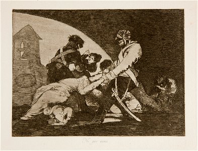 Prado - Los Desastres de la Guerra - No. 11 - Ni por esas