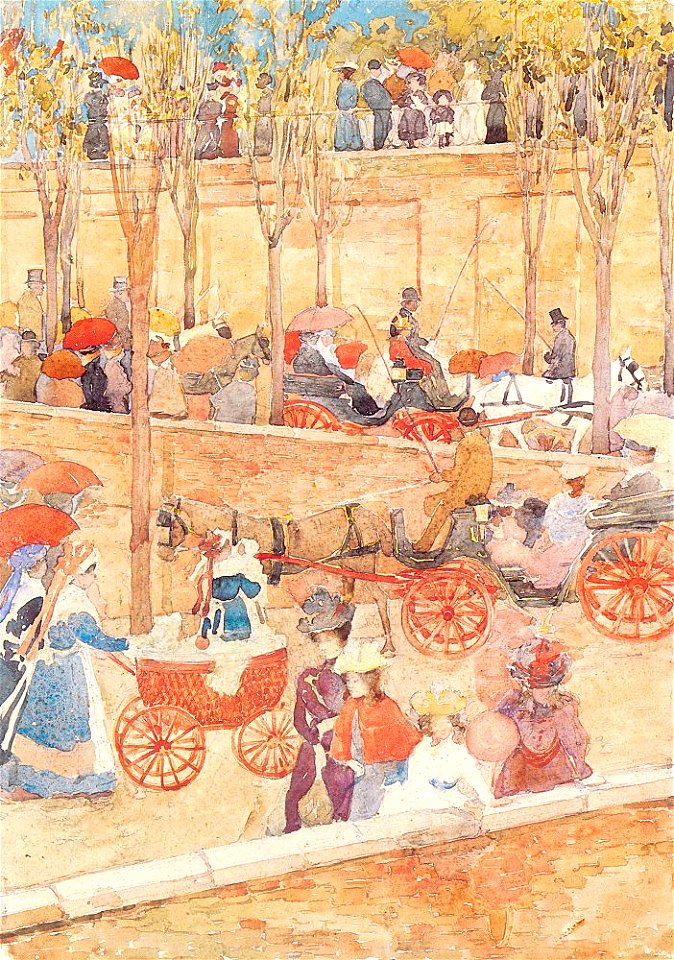Prendergast Maurice Afternoon Pincian Hill 1898-99