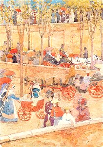 Prendergast Maurice Afternoon Pincian Hill 1898-99