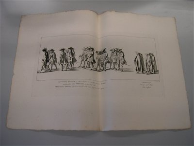 Prent begrafenisstoet Willem IV, objectnr B 5330.14