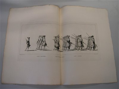 Prent begrafenisstoet Willem IV, objectnr B 5330.12