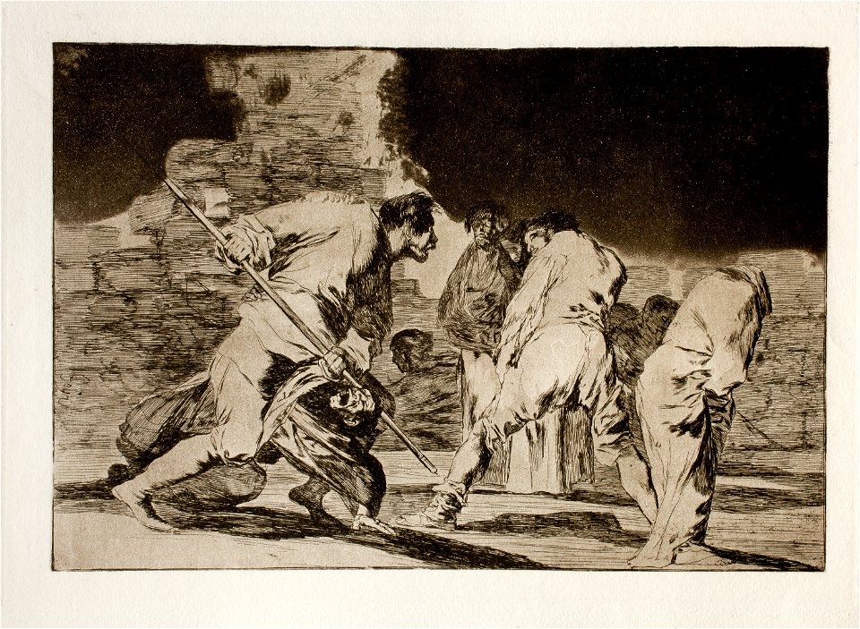 Prado - Los Disparates (1864) - No. 06 - Disparate cruel