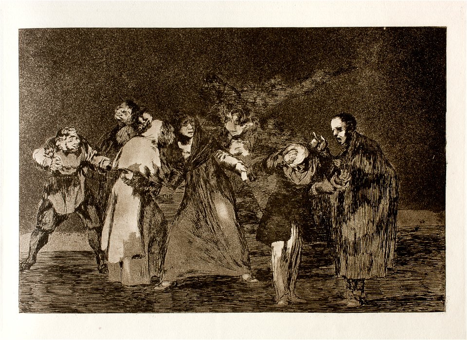 Prado - Los Disparates (1864) - No. 16 - Las exhortaciones