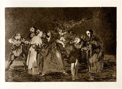 Prado - Los Disparates (1864) - No. 16 - Las exhortaciones