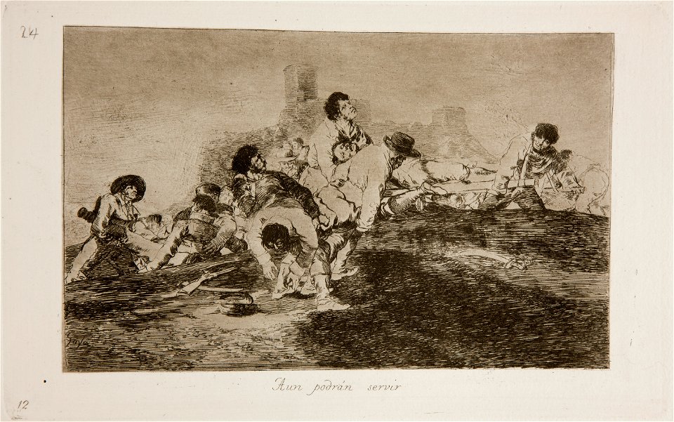 Prado - Los Desastres de la Guerra - No. 24 - Aun podrán servir