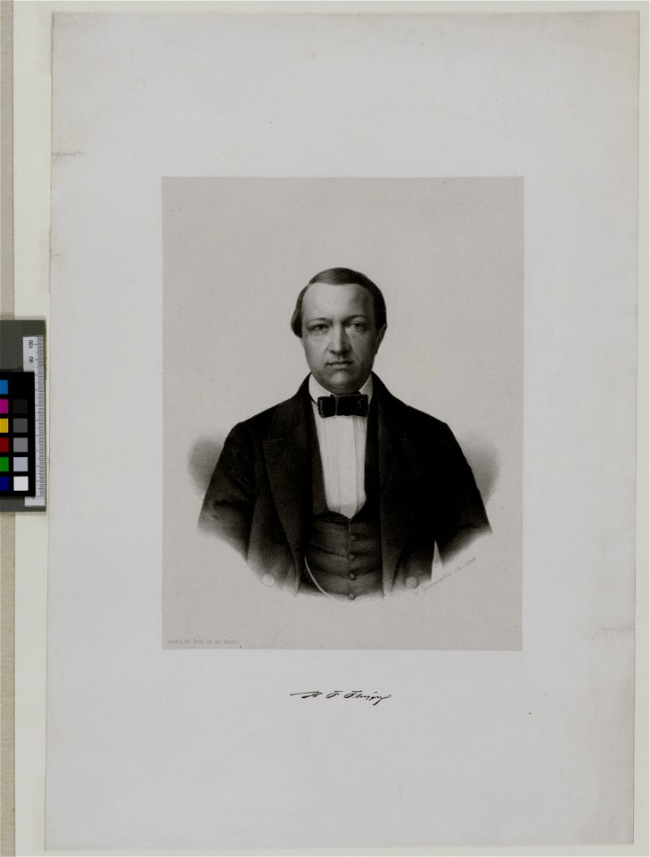 PPN663943450 Bildnis von H.F. Flügger (1865)