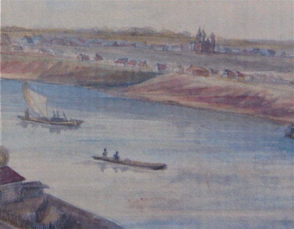 Połacak, Zadźvińnie, Bahasłoŭskaja. Полацак, Задзьвіньне, Багаслоўская (D. Strukov, 1864-67)