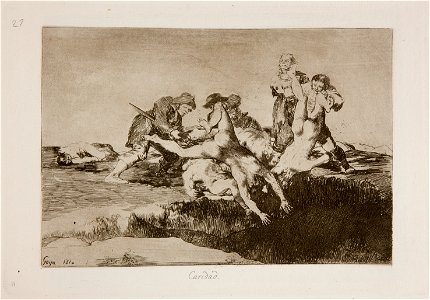 Prado - Los Desastres de la Guerra - No. 27 - Caridad