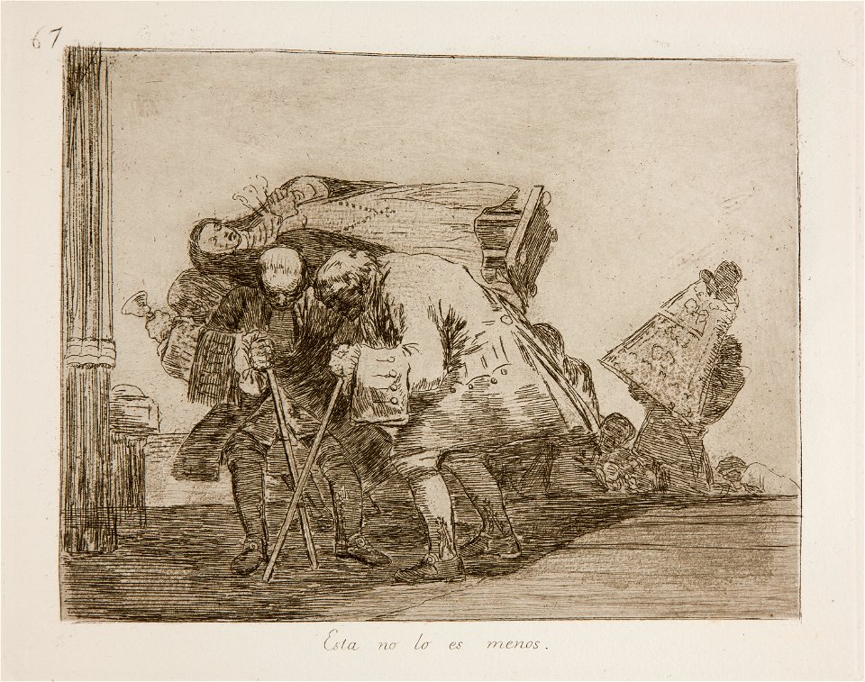 Prado - Los Desastres de la Guerra - No. 67 - Esta no lo es menos