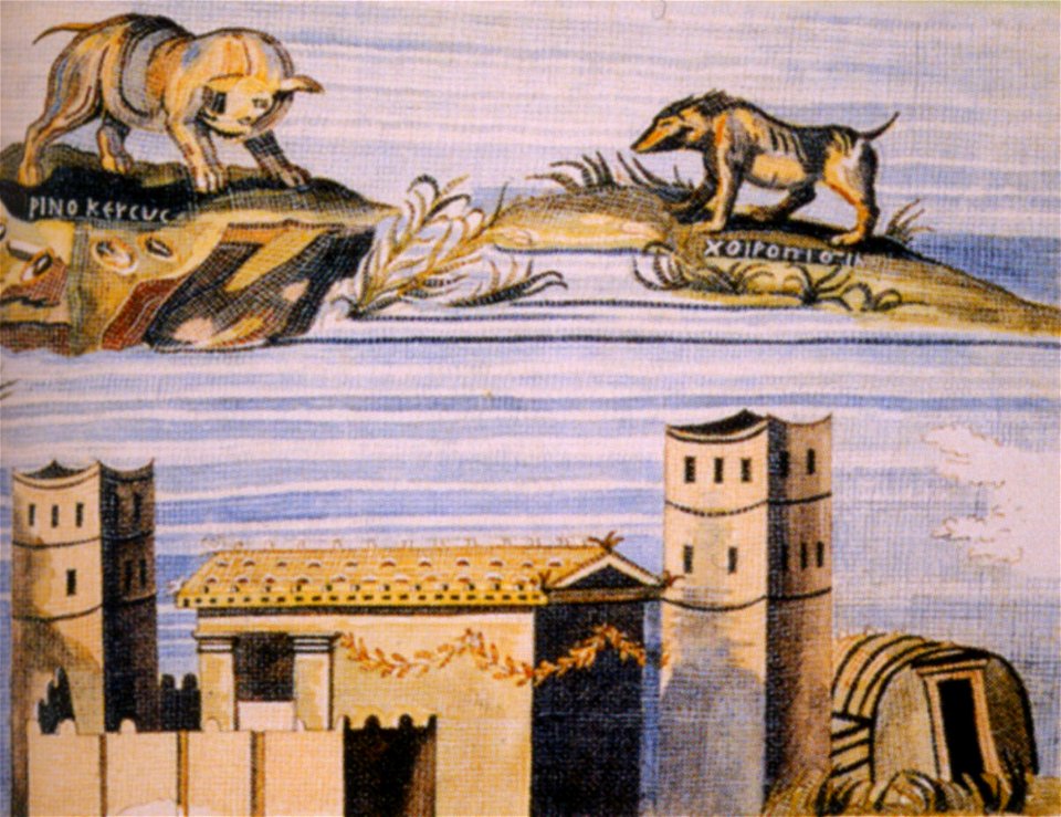 Praeneste - Nile Mosaic - Section 9 - Dal Pozzo