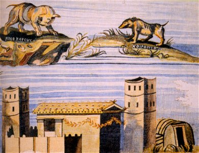 Praeneste - Nile Mosaic - Section 9 - Dal Pozzo