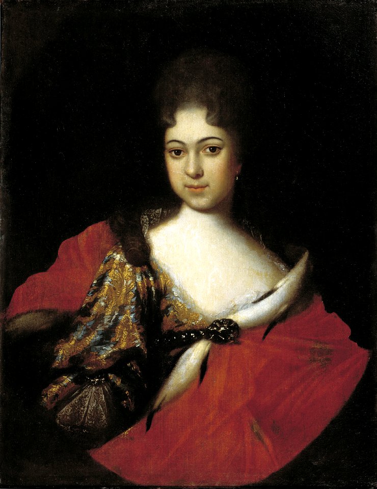 Praskovia Ioannovna by I.Nikitin (1714, Russian museum)
