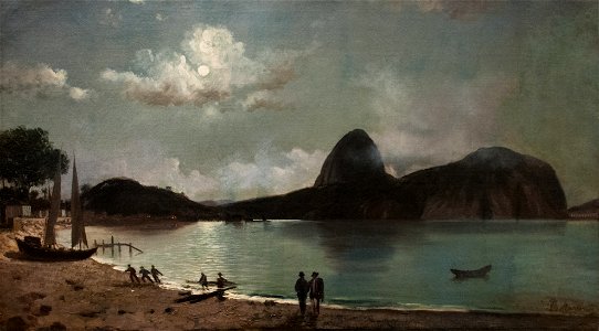 Praia do Botafogo by Eduardo de Martino 1870