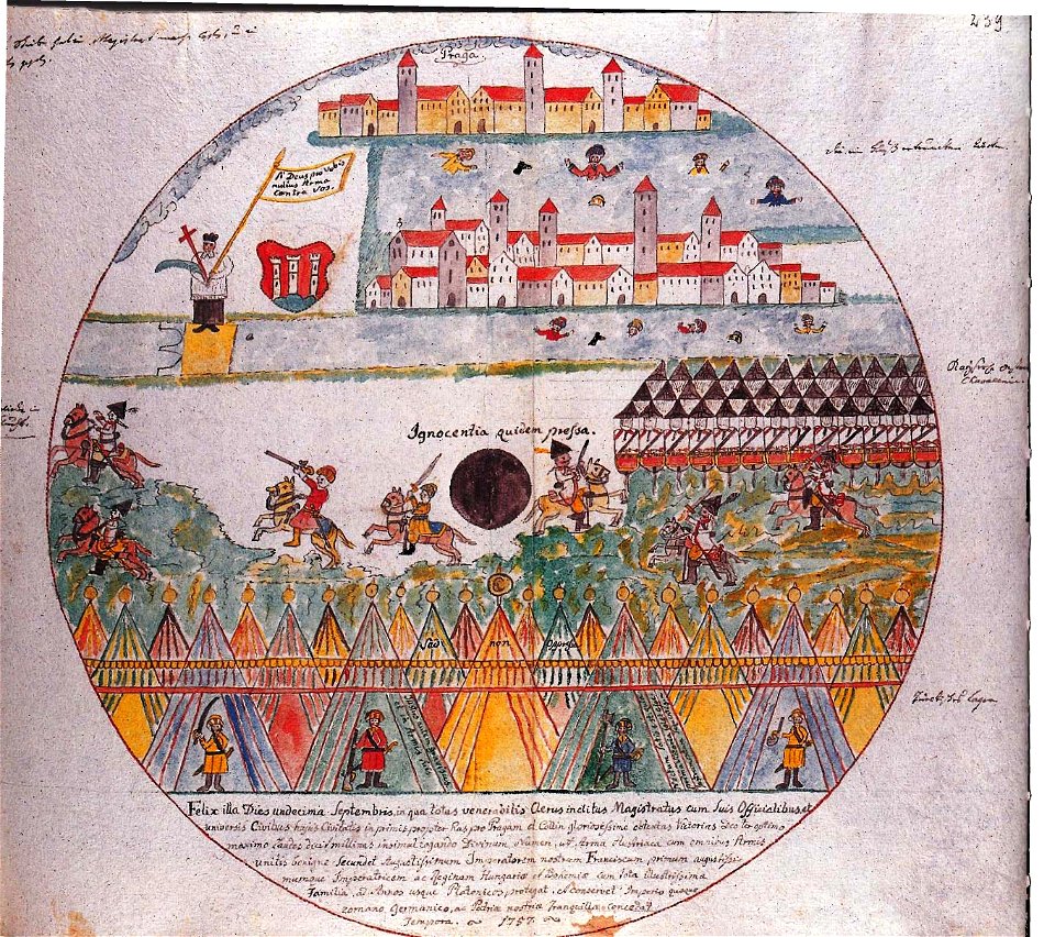 Prager Schützenscheibe von 1757