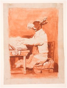 Prado - Los Caprichos - preparatory drawing - No. 39 - Asta su Abuelo