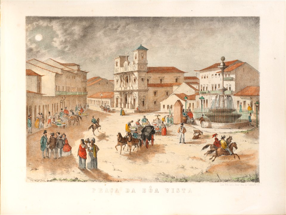 Praça da Bôa Vista, da Coleção Brasiliana Iconográfica