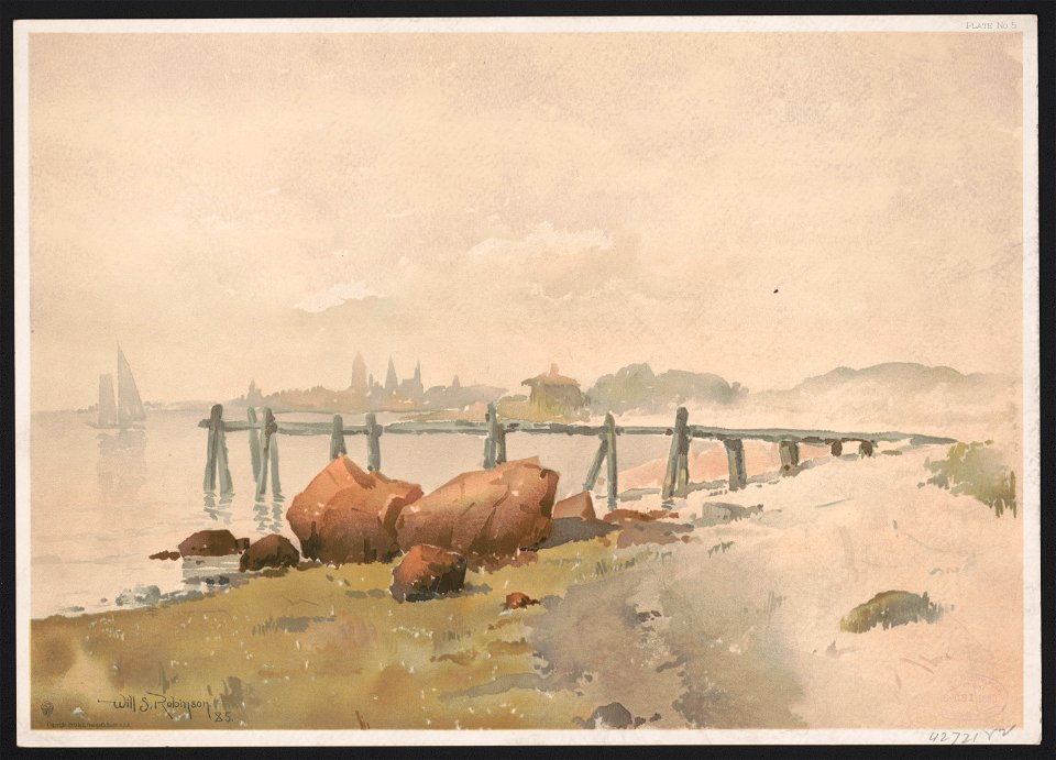 Prang's progressive studies in water-color painting, Part II - advanced studies, No. 5 - Will S. Robinson 85. LCCN2017650303