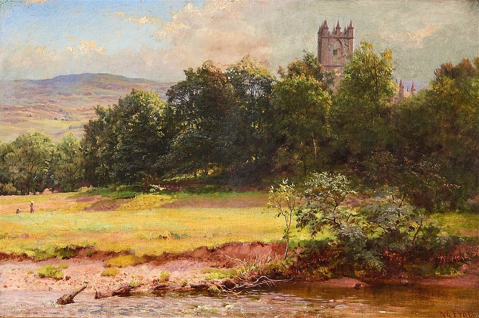 William Pratt - Landscape with castle