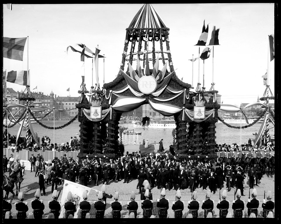 President Fallières statsbesök 1908 - Livrustkammaren - 71299