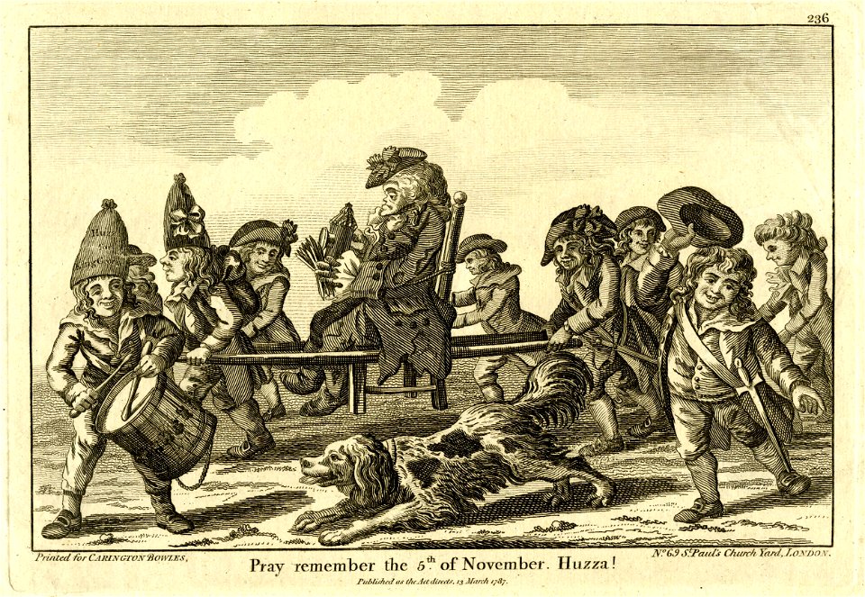 Pray remember the 5th of Novemeber. Huzza! (BM J,7.39)