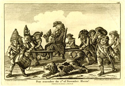 Pray remember the 5th of Novemeber. Huzza! (BM J,7.39)