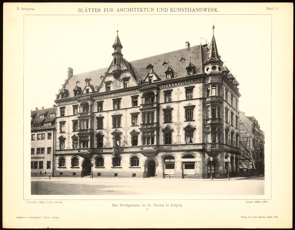 Predigerhaus st. nikolai Arch Mus B 3580 15