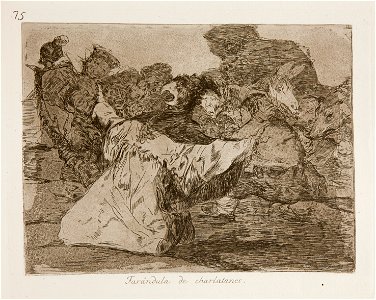 Prado - Los Desastres de la Guerra - No. 75 - Farándula de charlatanes