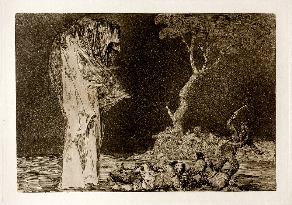 Prado - Los Disparates (1864) - No. 02 - Disparate de miedo
