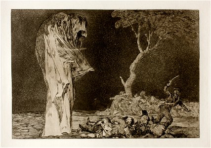 Prado - Los Disparates (1864) - No. 02 - Disparate de miedo