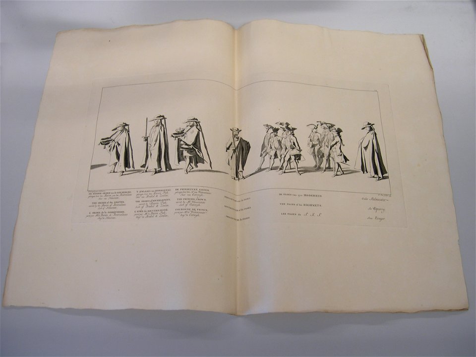 Prent begrafenisstoet Willem IV, objectnr B 5330.26