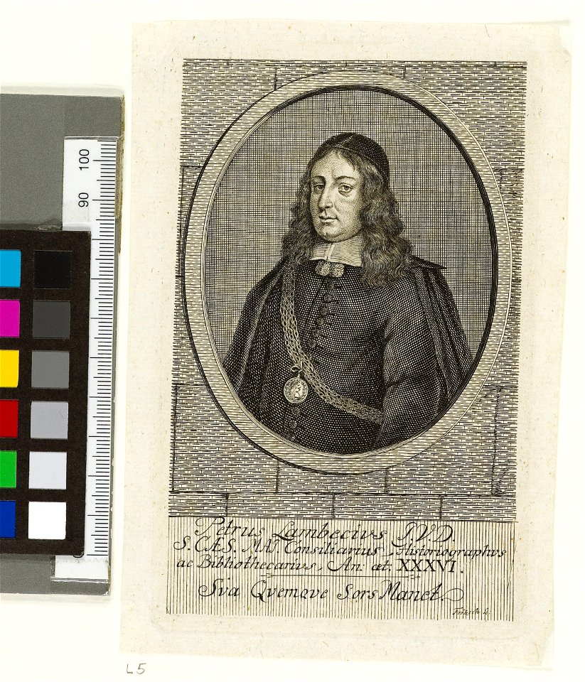 PPN663955114 Bildnis von Petrus Lambecius
