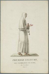 Premier costume des Orphelines, objectnr A 16322