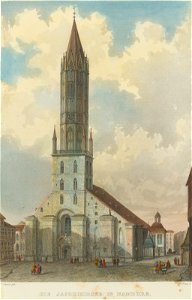 PPN787620688 Hamburgisches Album Die Jacobikirche In Hamburg (1860)