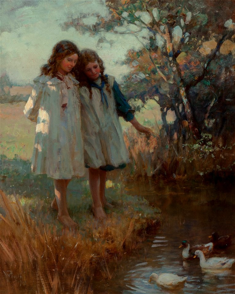 William Pratt - The duck pond (1918)