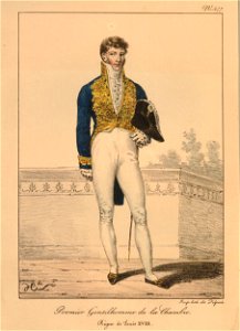Premier Gentlhomme de la Chambre - Regne de Louis XVIII (BM 1866,0308.111)