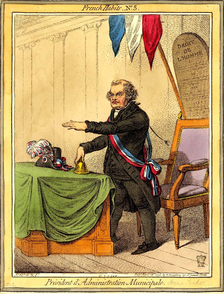 President d' Administration Municipale. (BM 1851,0901.908)