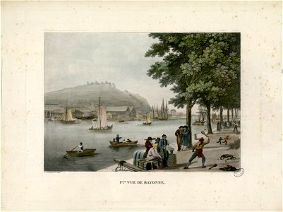 Première vue de Bayonne - Fonds Ancely - B315556101 A GARNERAY 001